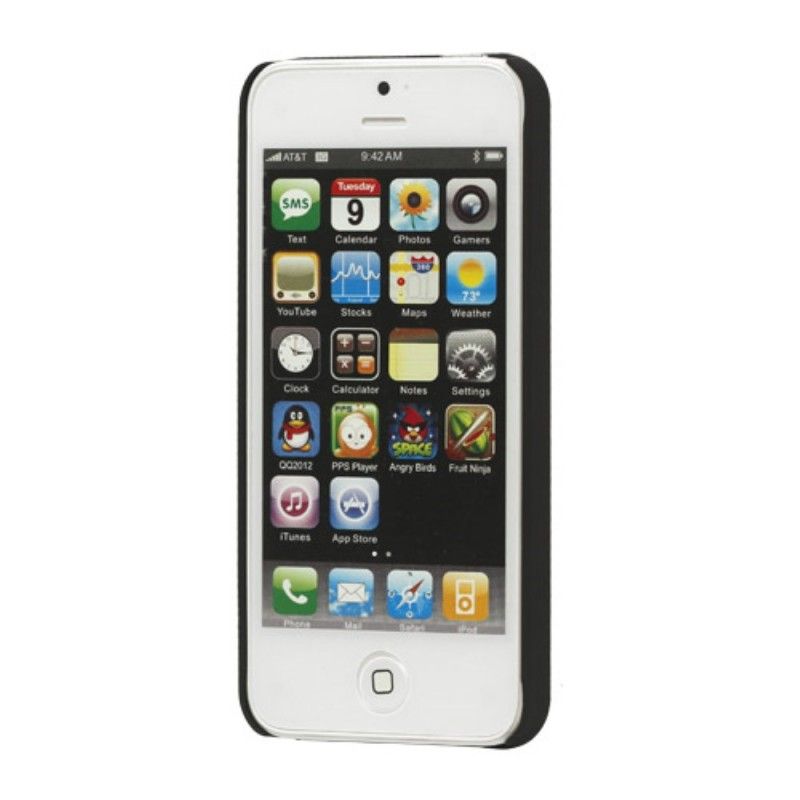 Hoesje voor iPhone 5 / 5S / SE Wit Zwart Klassieke Bakwagen