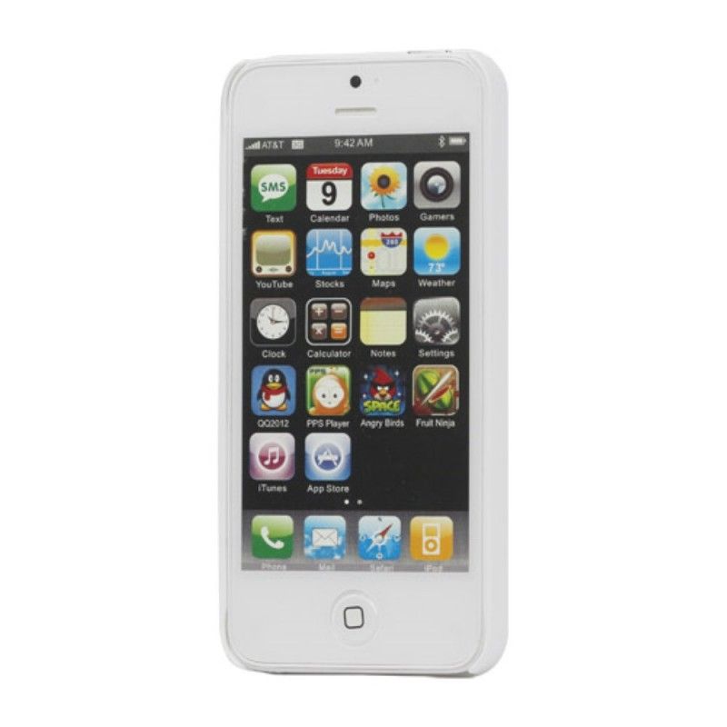 Hoesje voor iPhone 5 / 5S / SE Wit Zwart Klassieke Bakwagen