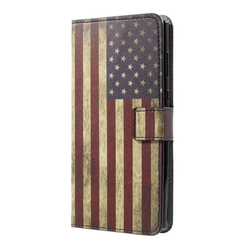 Cover Folio-hoesje Sony Xperia L1 Telefoonhoesje Usa Vlag