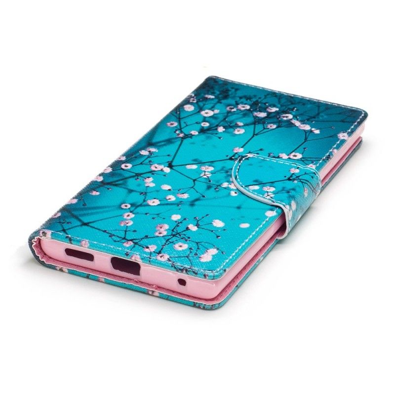 Flip Case Leren Sony Xperia L1 Bloeiende Boom