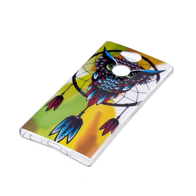 Hoesje Sony Xperia XA2 Fluorescerende Uil Dromenvanger