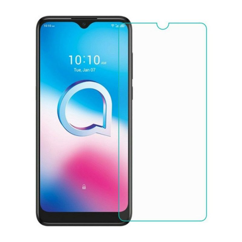 Boogrand (0.3 Mm) Gehard Glasbescherming Voor Alcatel 3X (2019) Scherm