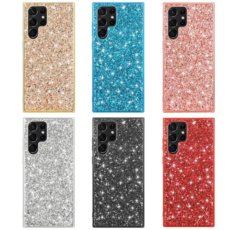 Case Hoesje Samsung Galaxy S24 Ultra 5g Telefoonhoesje Sprankelende Glitters