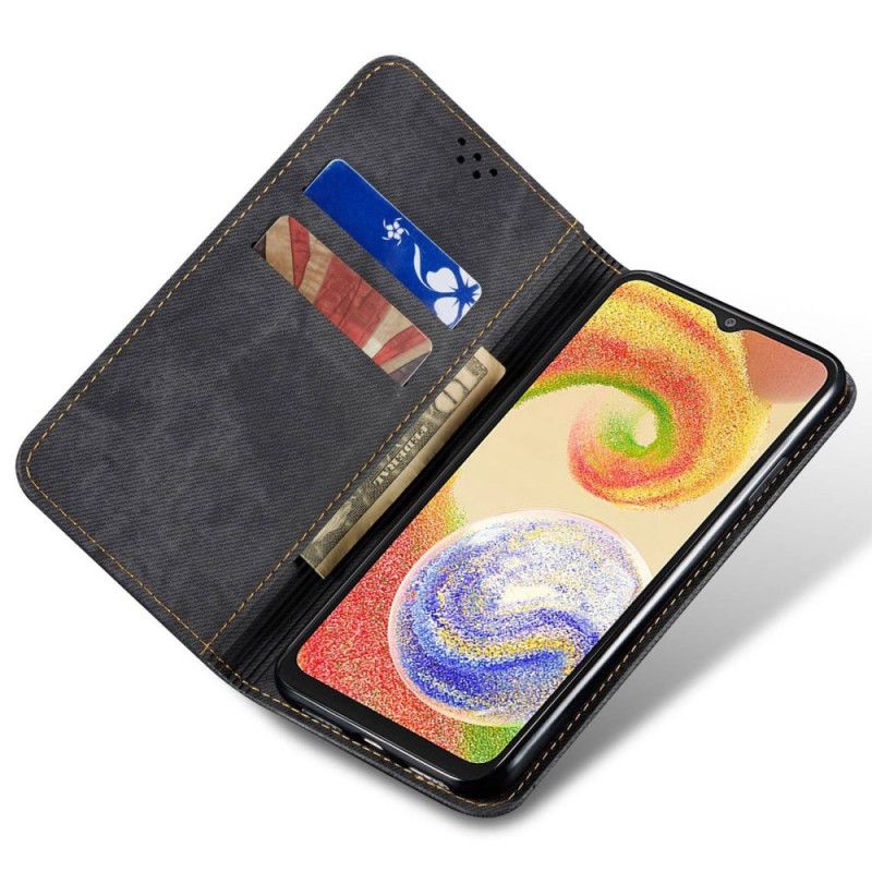 Folio-hoesje Voor Samsung Galaxy S24 Ultra 5g Jeansstof