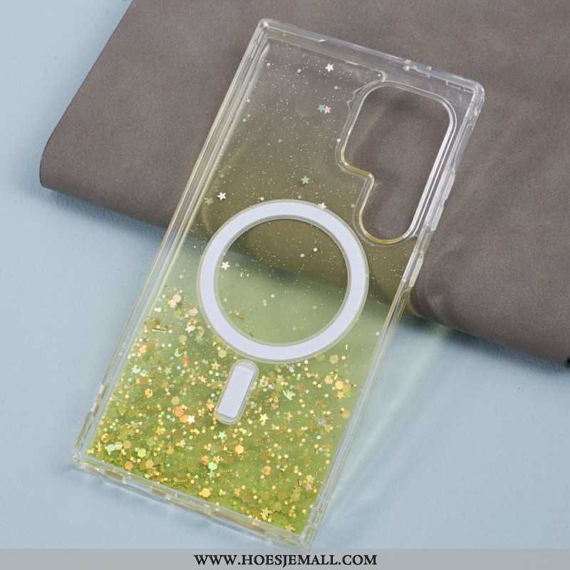 Hoesje Samsung Galaxy S24 Ultra 5g Magsafe-compatibele Glitters