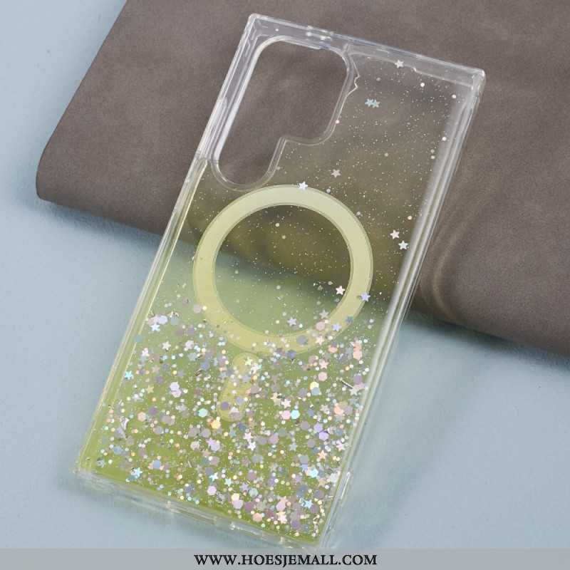 Hoesje Samsung Galaxy S24 Ultra 5g Magsafe-compatibele Glitters