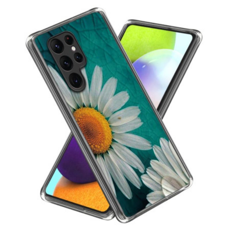 Hoesje Voor Samsung Galaxy S24 Ultra 5g Madeliefjes