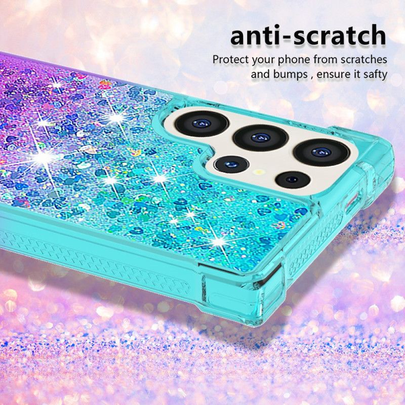 Hoesje Voor Samsung Galaxy S24 Ultra 5g Vloeibare Glitters