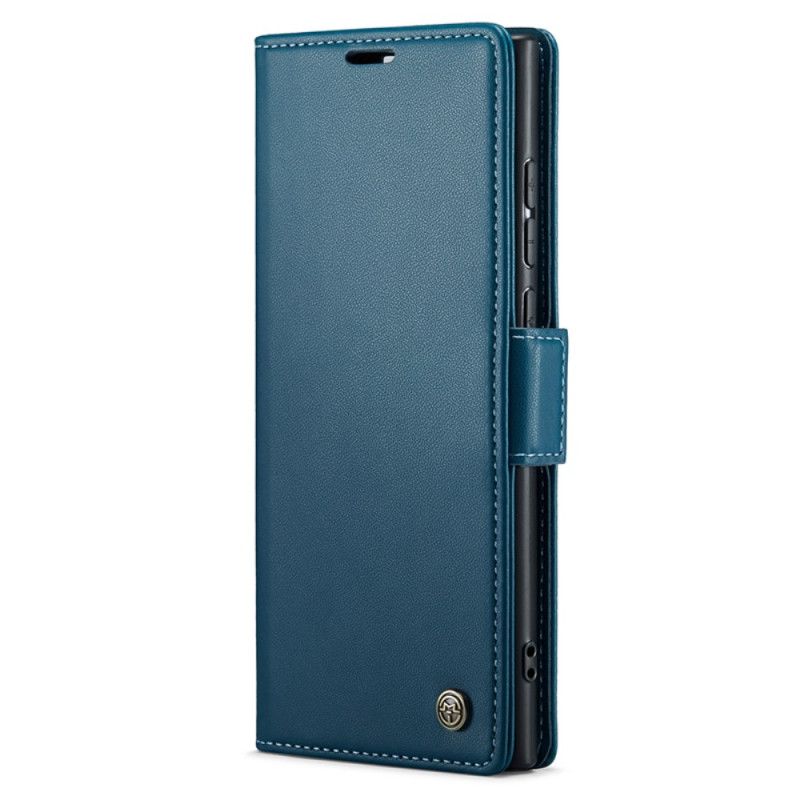 Leren Hoesje Voor Samsung Galaxy S24 Ultra 5g Caseme Litchi-textuur