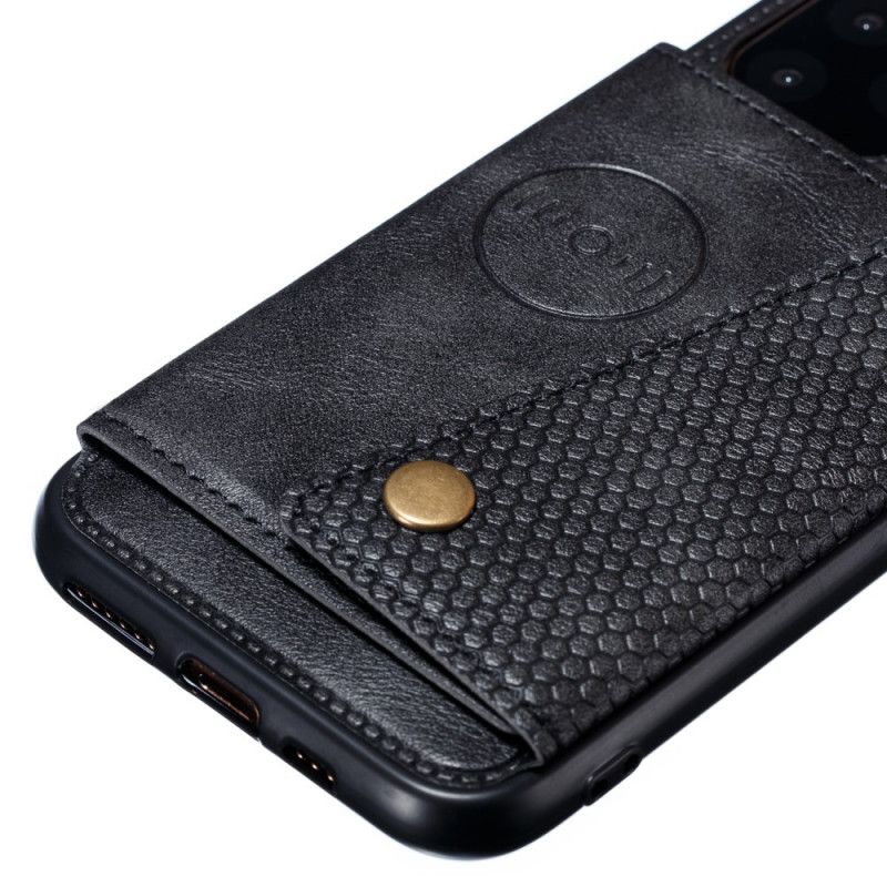 Case Hoesje iPhone 12 Pro Max Grijs Zwart Telefoonhoesje Snap Portemonnee