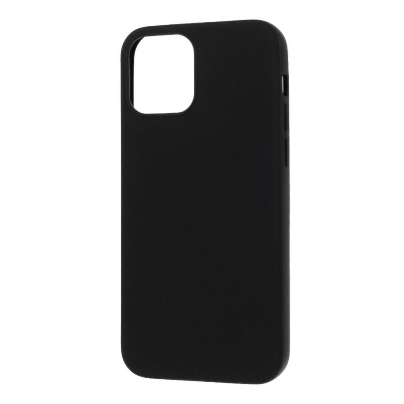 Case Hoesje iPhone 12 Pro Max Wit Zwart Telefoonhoesje Harde Mat Siliconen