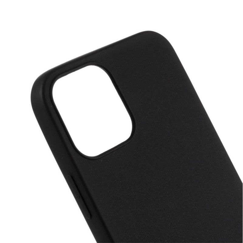 Case Hoesje iPhone 12 Pro Max Wit Zwart Telefoonhoesje Harde Mat Siliconen