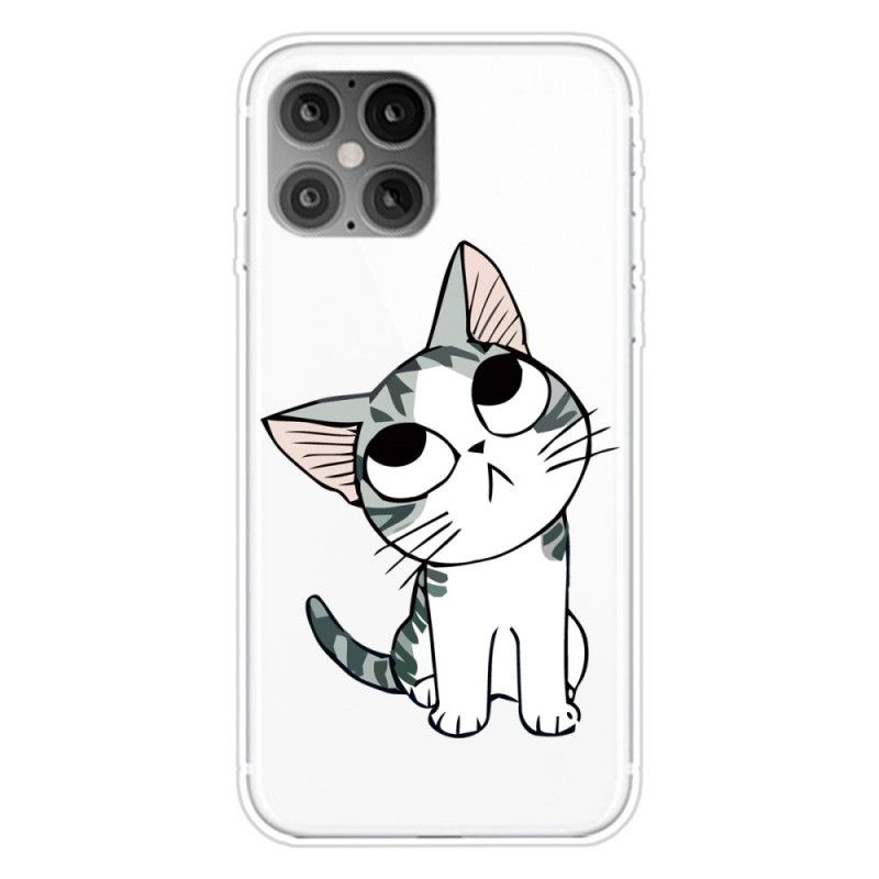 Case Hoesje iPhone 12 Pro Max Wit Zwart Telefoonhoesje Let Op De Katten