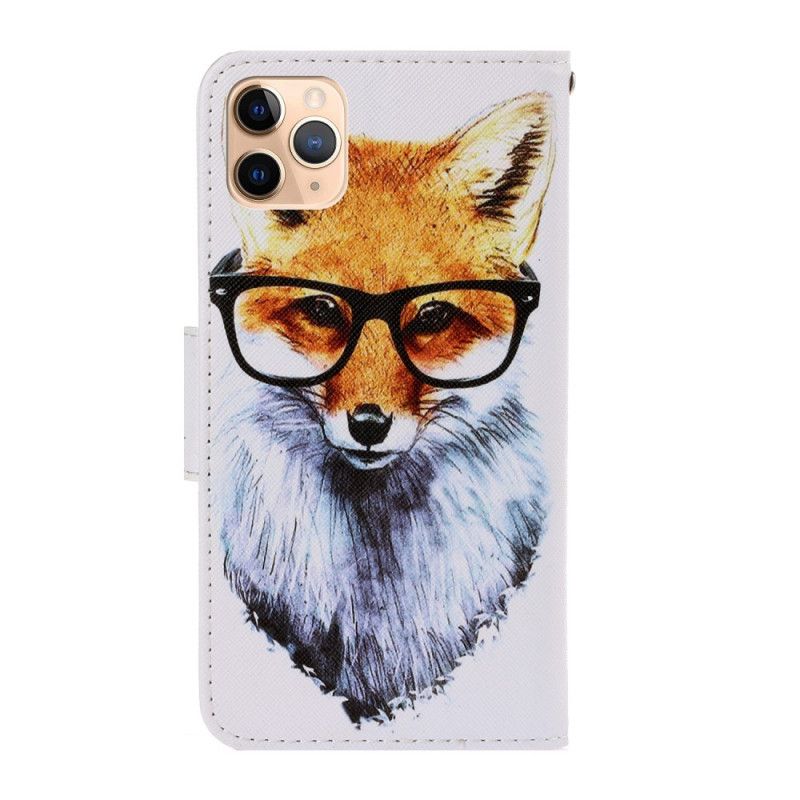 Cover Folio-hoesje iPhone 12 Pro Max Telefoonhoesje Nerdvos Met String