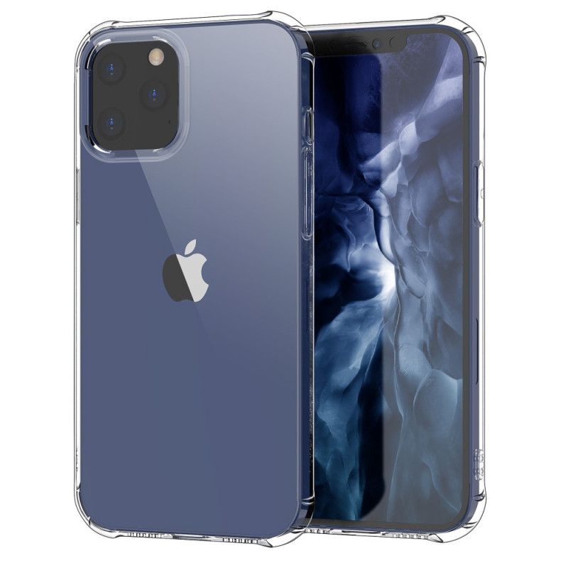 Hoesje iPhone 12 Pro Max Telefoonhoesje Transparant Leeu-Ontwerp