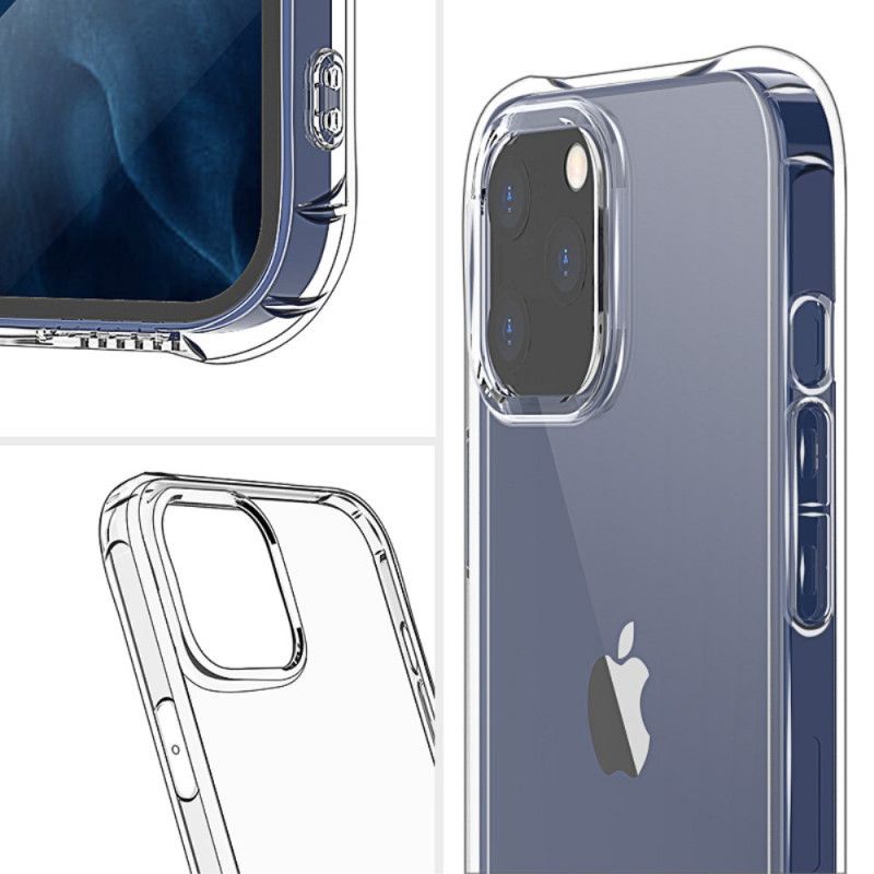 Hoesje iPhone 12 Pro Max Telefoonhoesje Transparant Leeu-Ontwerp