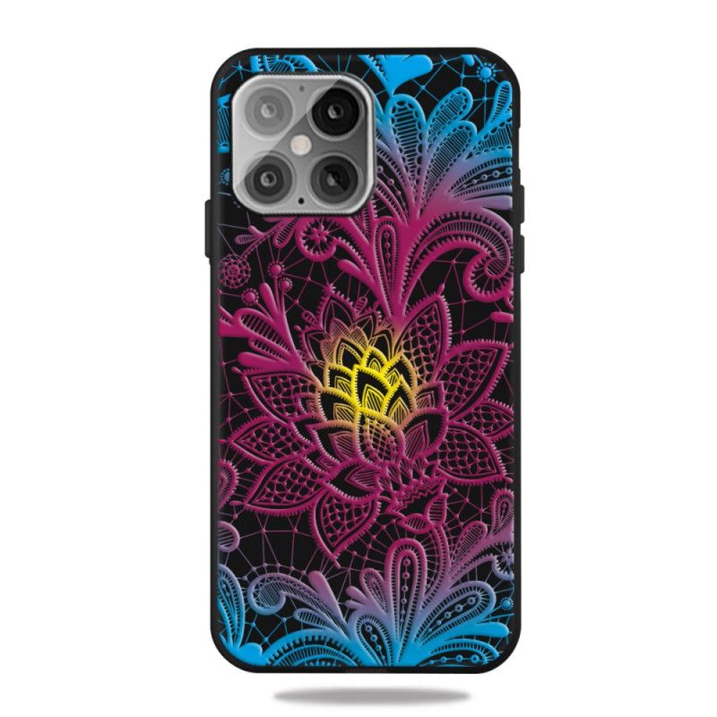 Hoesje voor iPhone 12 Pro Max Intens Gekleurde Bloemen