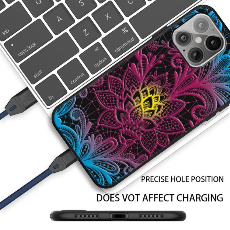 Hoesje voor iPhone 12 Pro Max Intens Gekleurde Bloemen