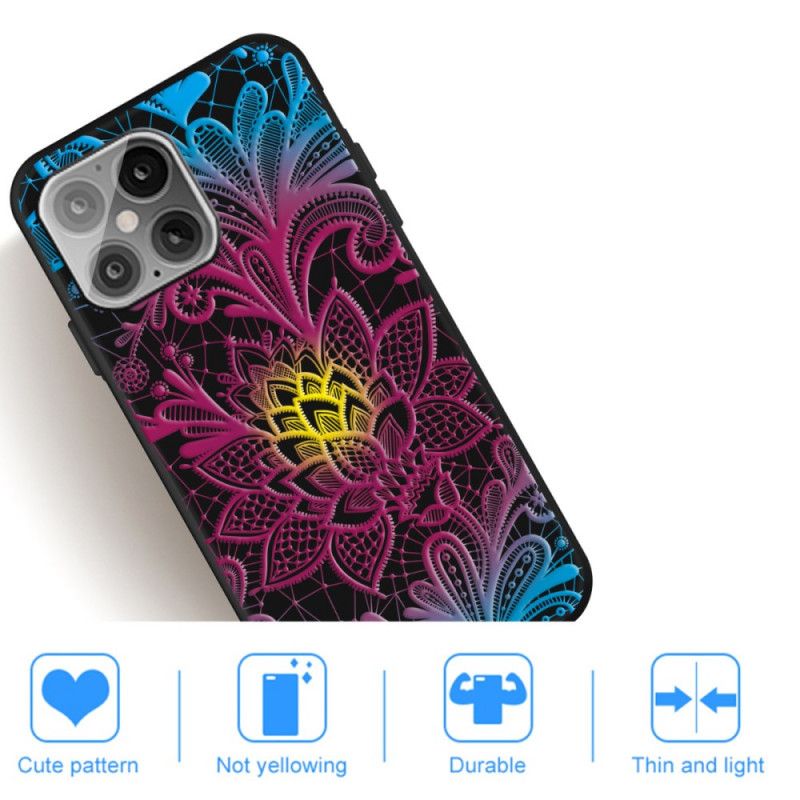 Hoesje voor iPhone 12 Pro Max Intens Gekleurde Bloemen