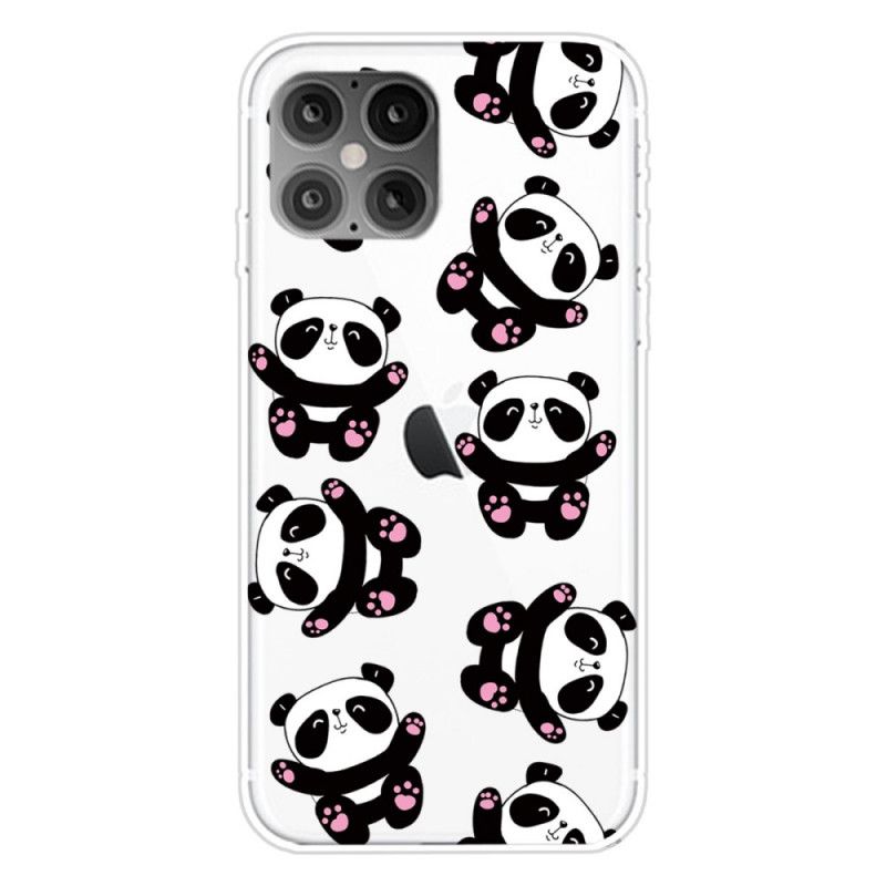 Hoesje voor iPhone 12 Pro Max Leuke Panda'S