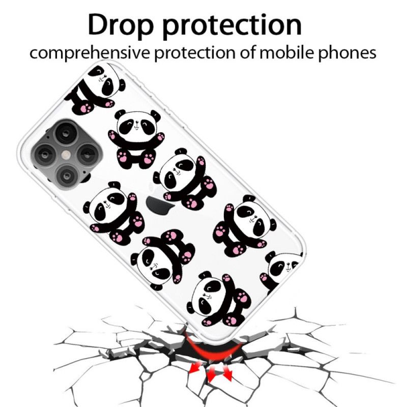 Hoesje voor iPhone 12 Pro Max Leuke Panda'S