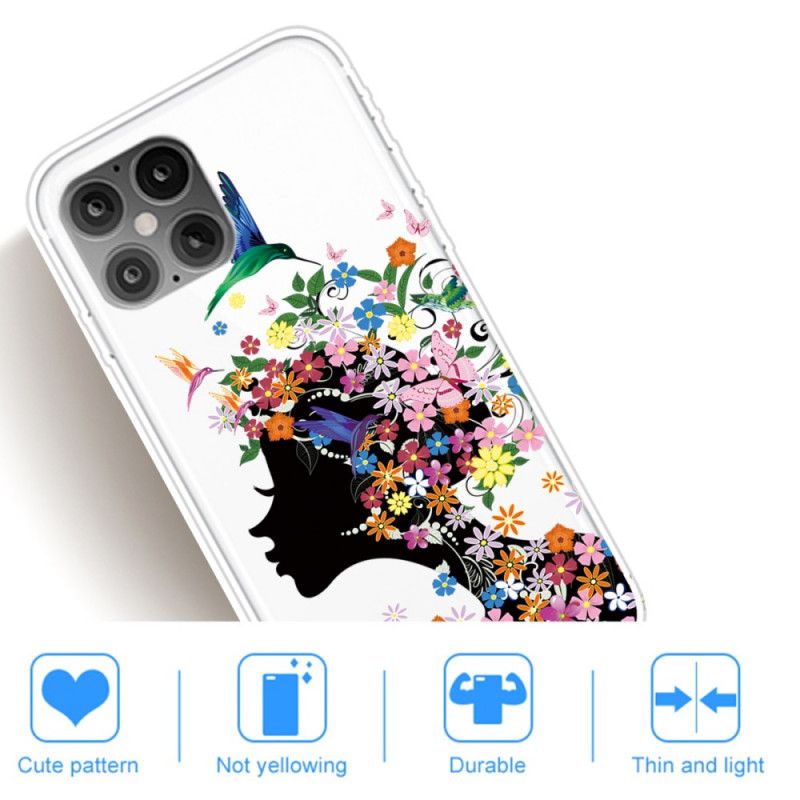 Hoesje voor iPhone 12 Pro Max Mooi Bloemhoofdje