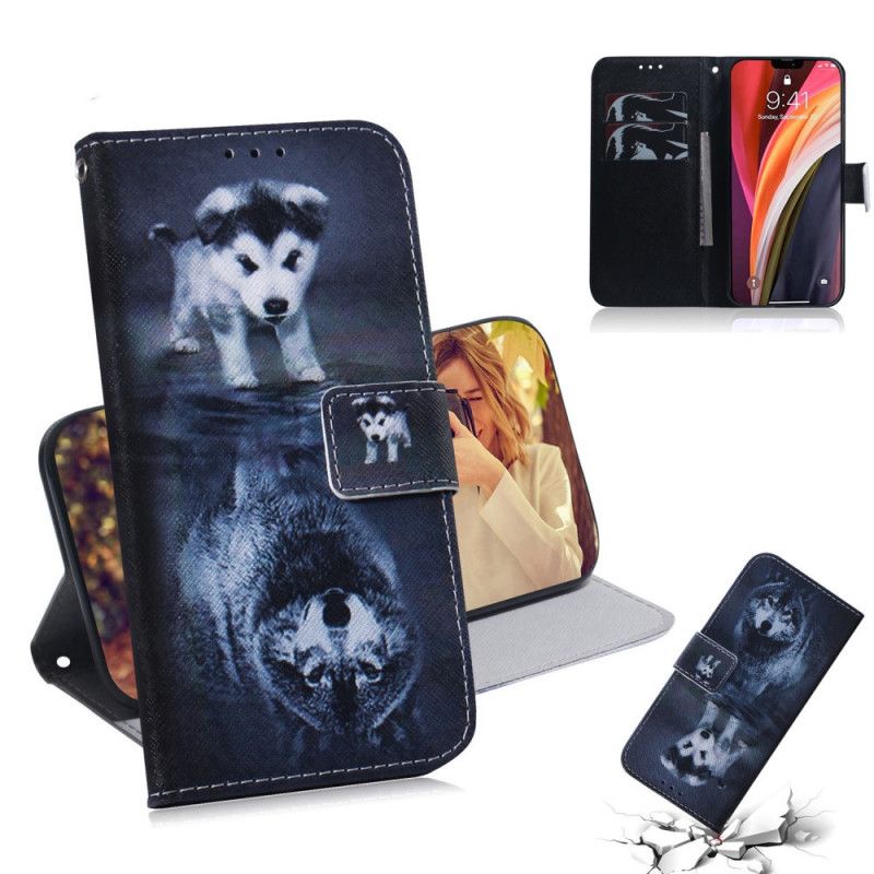 Leren Hoesje voor iPhone 12 Pro Max Ernesto De Wolf