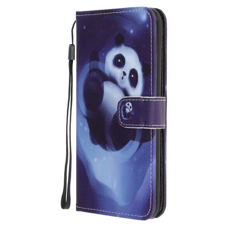 Leren Hoesje voor iPhone 12 Pro Max Pandaruimte Met String