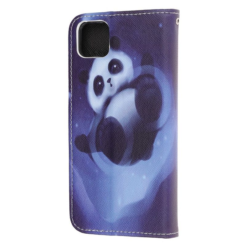 Bescherming Hoesje Huawei Y5p Telefoonhoesje Pandaruimte Met String