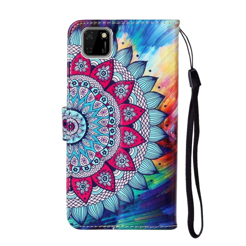 Bescherming Hoesje Huawei Y5p Telefoonhoesje Ultra Kleurrijke Mandala