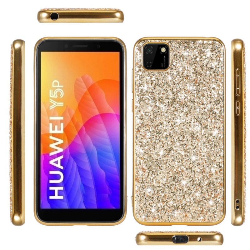 Case Hoesje Huawei Y5p Rood Zwart Telefoonhoesje Ik Ben Glitter