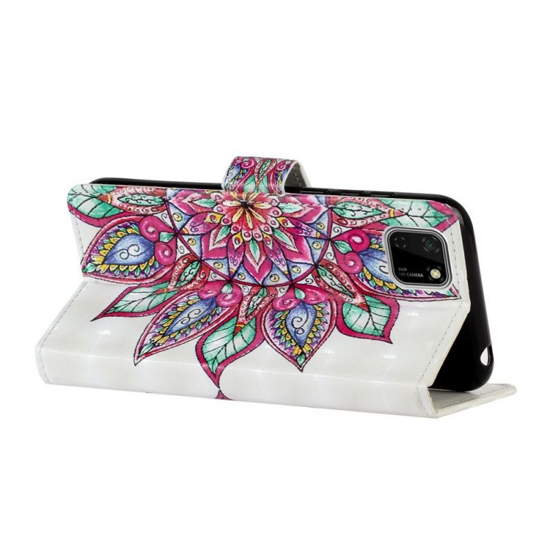 Cover Folio-hoesje Huawei Y5p Telefoonhoesje Getekende Mandala