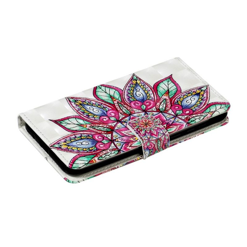 Cover Folio-hoesje Huawei Y5p Telefoonhoesje Getekende Mandala