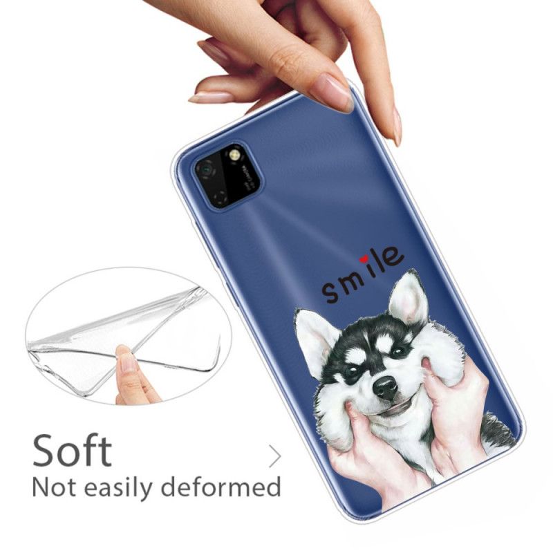 Hoesje Huawei Y5p Glimlach Hond