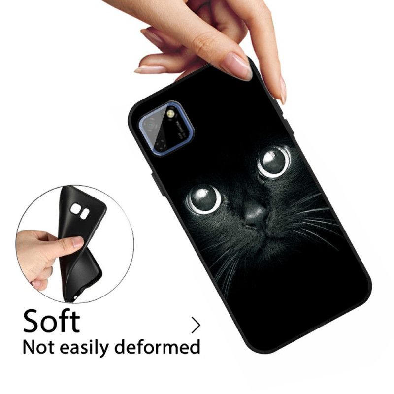 Hoesje Huawei Y5p Telefoonhoesje Kattenogen