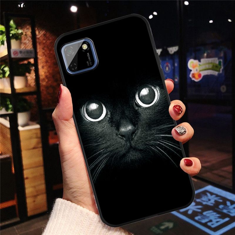 Hoesje Huawei Y5p Telefoonhoesje Kattenogen