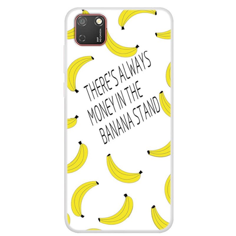 Hoesje voor Huawei Y5p Transparant Bananengeld