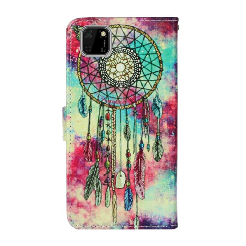 Leren Hoesje Huawei Y5p Betoverde Mandala