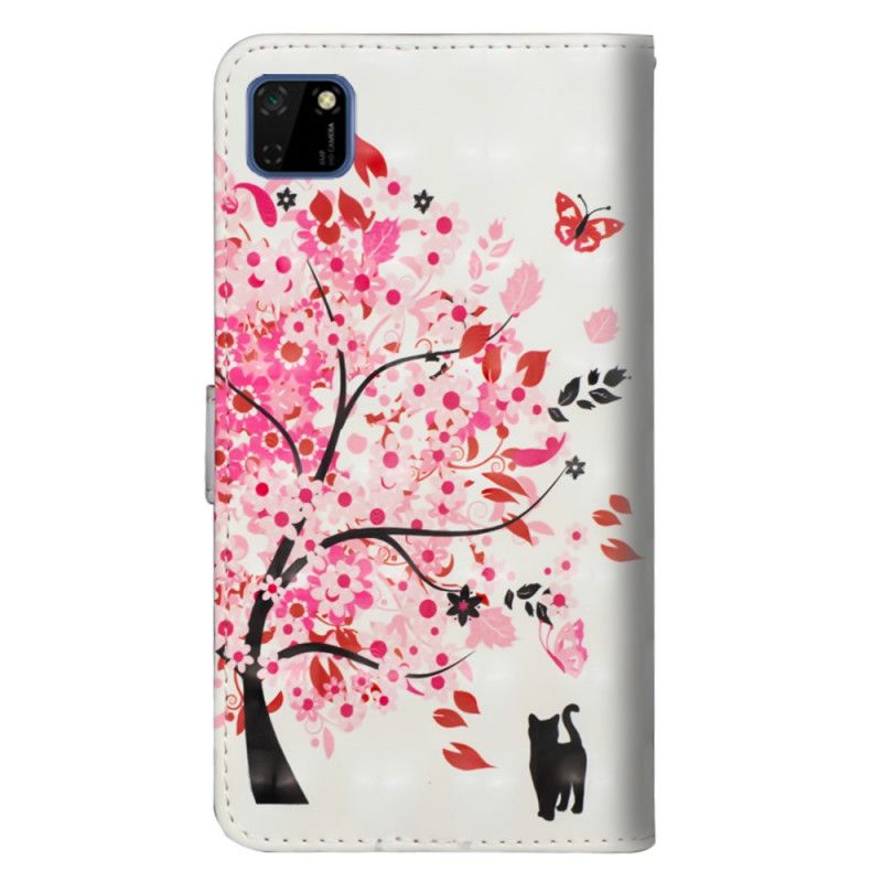 Leren Hoesje Huawei Y5p Roze Boom