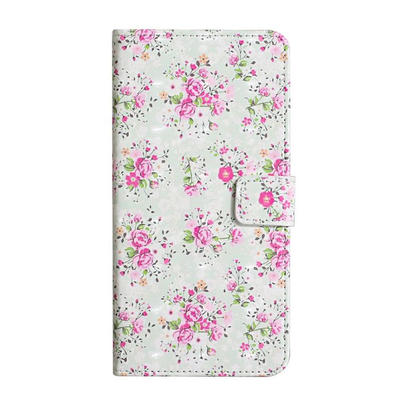 Leren Hoesje Huawei Y5p Vrijheidsbloemen