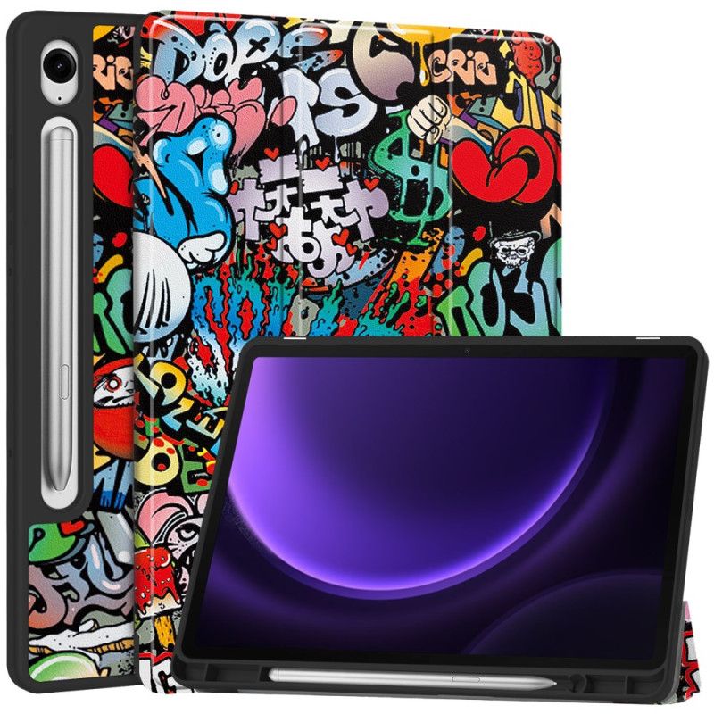 Samsung Galaxy Tab S9 Fe Graffiti-stylushouder