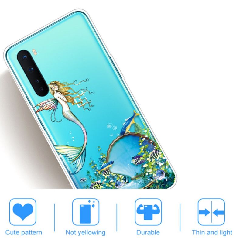 Case Hoesje OnePlus Nord Telefoonhoesje Blauwe Sirene