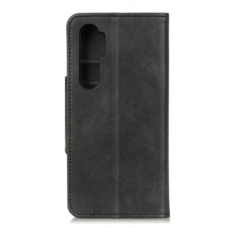 Cover Folio-hoesje OnePlus Nord Rood Zwart Telefoonhoesje Sierknoop Van Imitatieleer