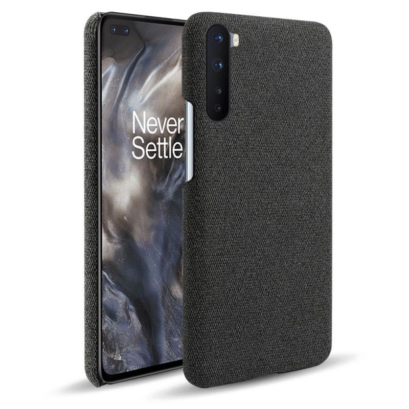 Hoesje OnePlus Nord Grijs Zwart Ksq Stof