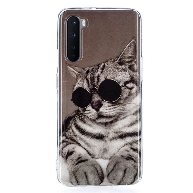 Hoesje OnePlus Nord Telefoonhoesje Mijn Incognito Kitten