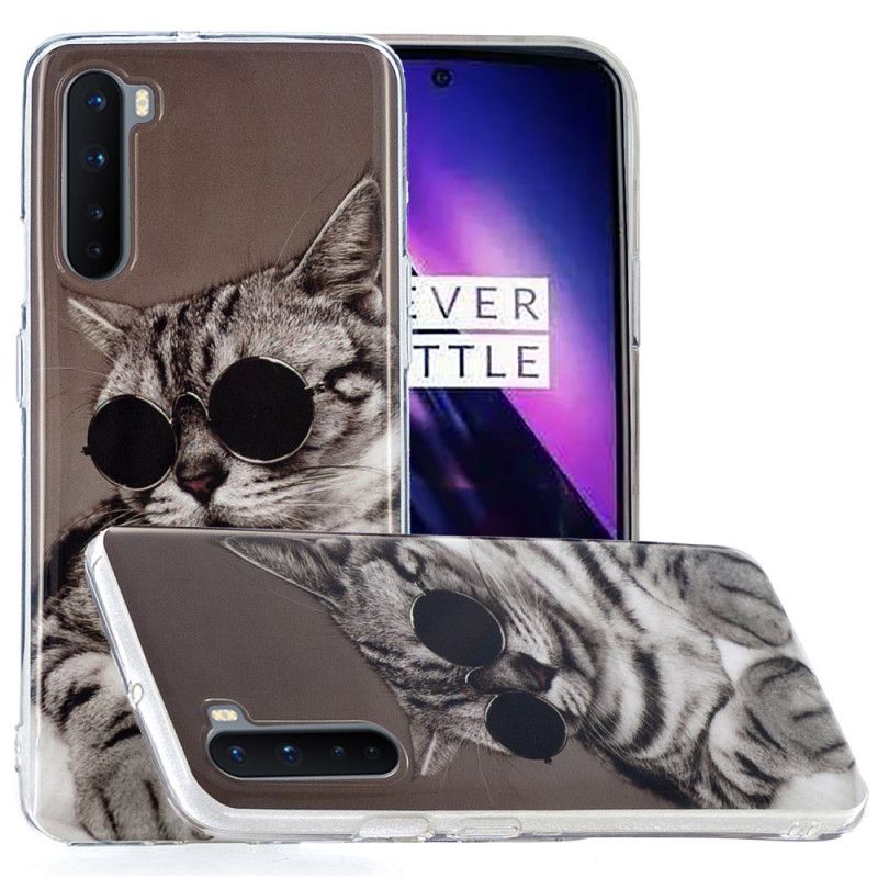 Hoesje OnePlus Nord Telefoonhoesje Mijn Incognito Kitten