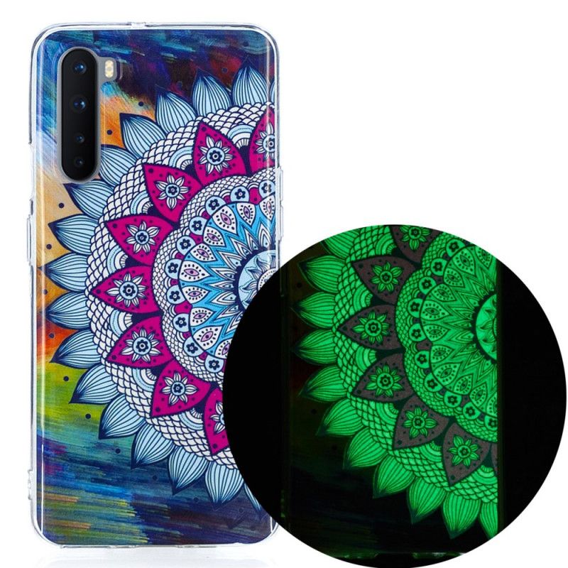 Hoesje voor OnePlus Nord Fluorescerende Mandala