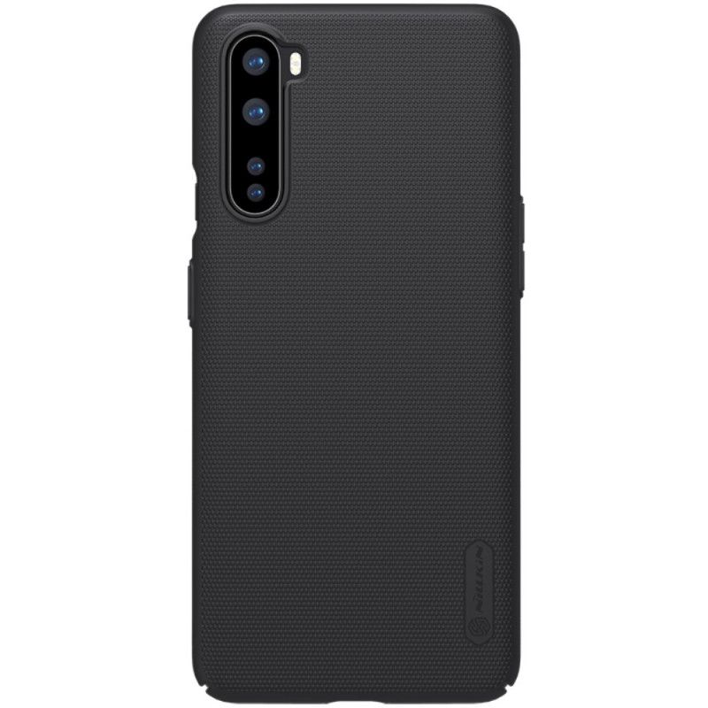 Hoesje voor OnePlus Nord Wit Zwart Stijve Frosted Nillkin