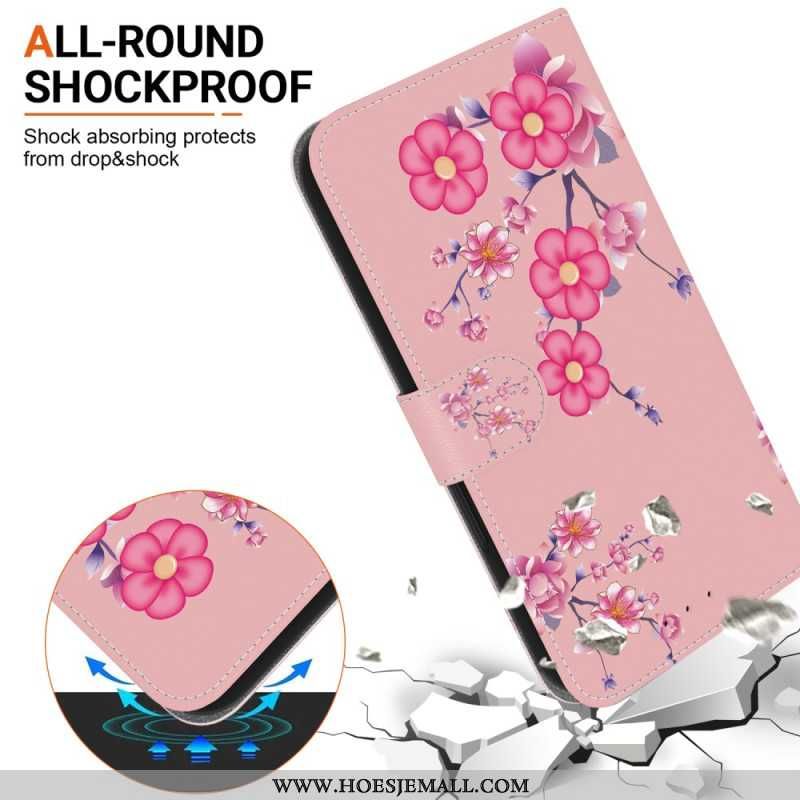 Bescherming Hoesje Samsung Galaxy S24 Plus 5g Sakura-band