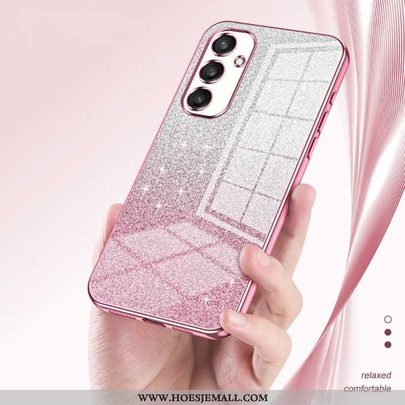 Case Hoesje Samsung Galaxy S24 Plus 5g Telefoonhoesje Glitterverloop